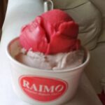 Panna cotta aux amarene et lait d’amandes